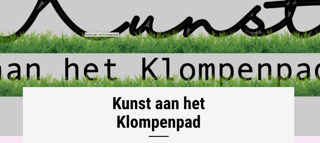 Kunst aan het Klompenpad